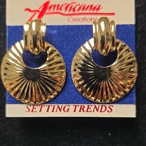 Gold Statement Earrings